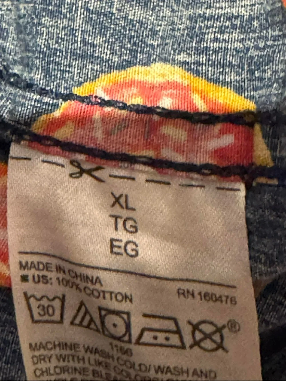 Old navy Men's Navy Boxer Briefs with Pink Donut Print XL
